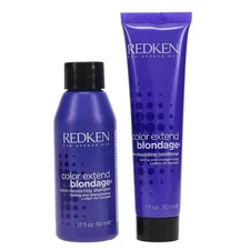 Redken Color Extend Blondage Depositing Purple Shampoo 1.7 oz & Conditioner 1 oz