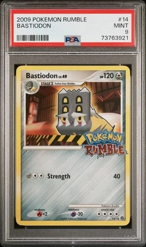 POKEMON BASTIODON 2009 RUMBLE #14 PSA 9