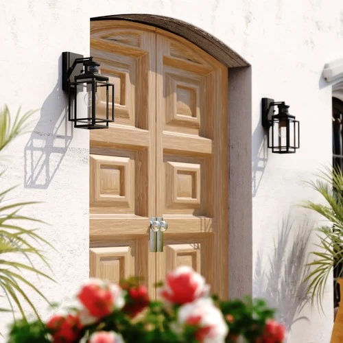 Vaxcel Lighting T0662 Hyde Park 13" Tall Outdoor Wall Sconce - Bronze - Picture 9 of 12