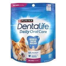 Purina DentaLife Daily Oral Care Dog Dental Chews Small/Medium Breeds 76