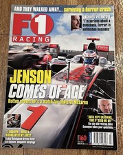 F1 Racing Magazine July 2010 Formula 1 Jenson Button McLaren Jacques Villeneuve