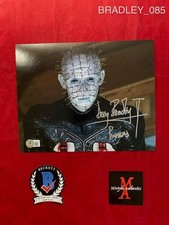 Doug Bradley autographed signed 8x10 photo Hellraiser Pinhead Horror Beckett