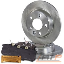 BREMSSCHEIBEN VOLL Ø268 + BREMSBELÄGE HINTEN FÜR FORD GALAXY WGR BJ 95-06