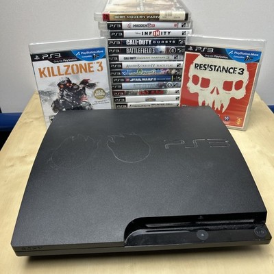 PS3 Slim With 16 Games (2 new sealed)  Used Good Condition Working 