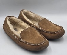 UGG Ansley 3312 Women's Chestnut Suede Moccasin Slipper Size 7 EU 38