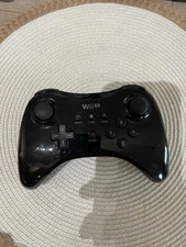 Official OEM Nintendo Wii U Pro Black Wireless Controller  WUP-005