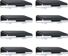 Solar Fence Lights, 8-Pack Solar Deck Lights Outdoor IP65 Waterproof, Fence Ligh