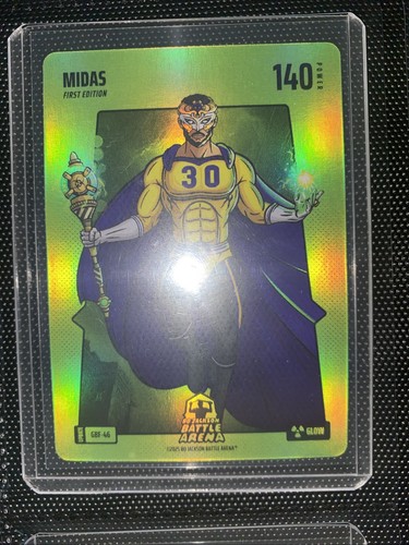 Bo Jackson Battle Arena Update Green GLOW Midas Steph Curry GBF-46 SSP Case Hit