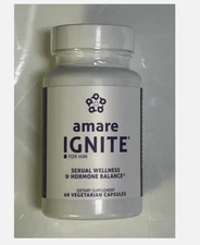 Amare Global Ignite For Him- Sexual Wellness, 60 Capsules NEW, EXP 6/26