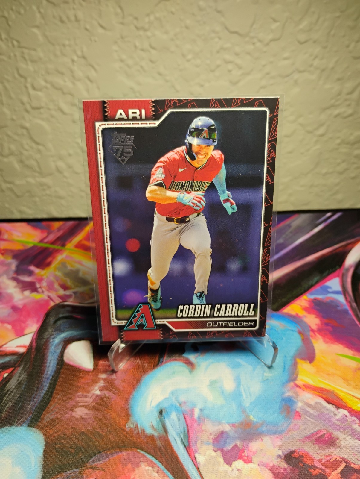 Corbin Carroll 2026 TOPPS SERIES 1 TEAM COLOR BORDER VARIATION SP #314 D'BACKS