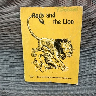 Vintage 1967 Andy and the Lion, 1st edition, James Daugherty