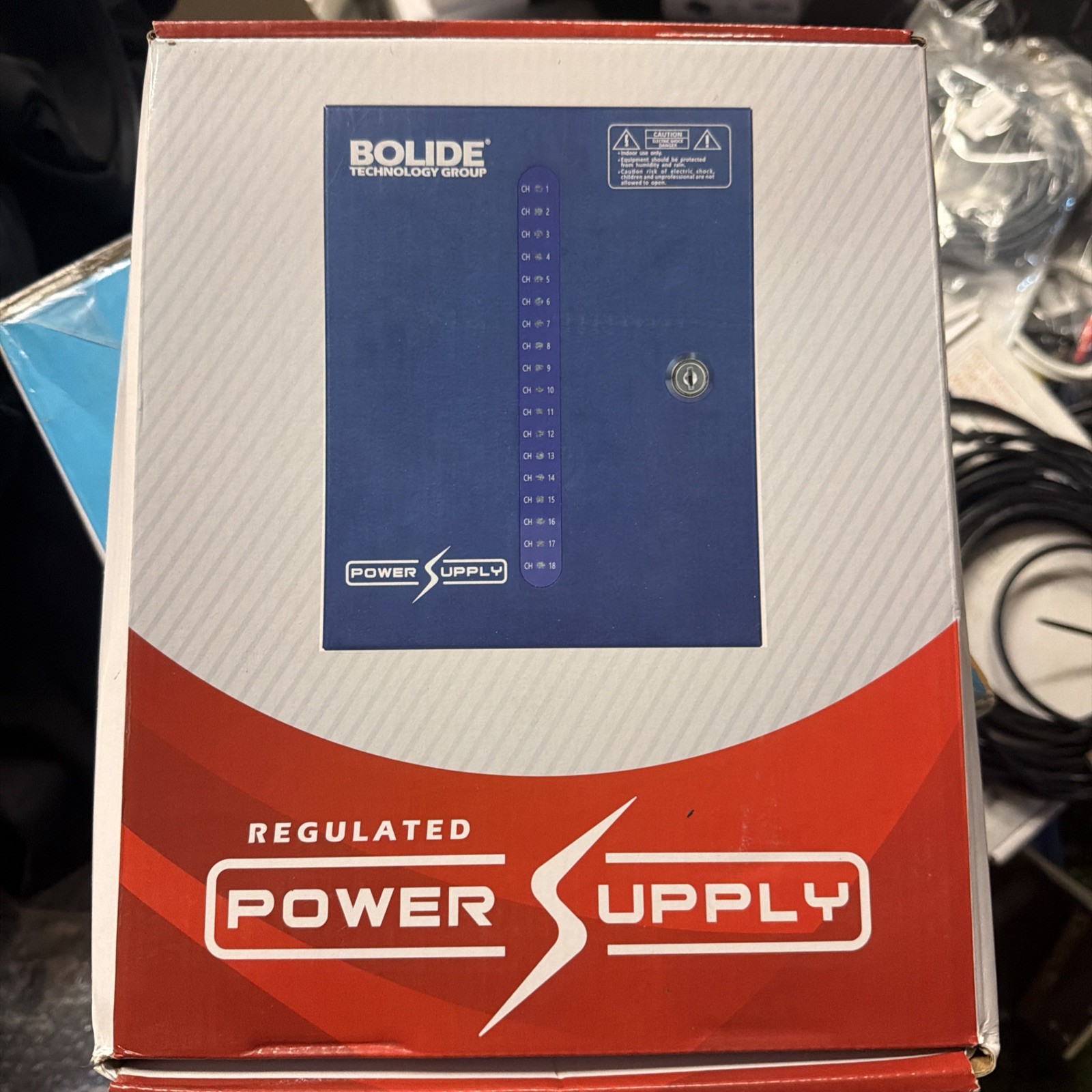 Bolide BP0050 / 18-10  12VDC 10 AMP Regulated Power Supply For Security System