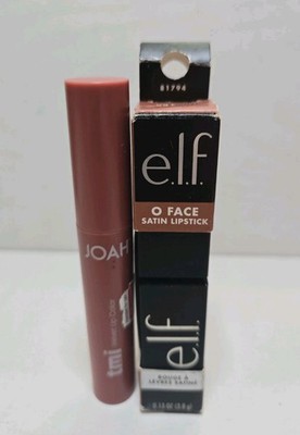 The JOAH TMI Velvet Lip Color in  WYD? JV LL05 & elf O Face  No Doubt. 81794