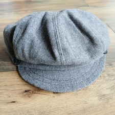 Stormy Kromer Gray Wool Blend Cap Hat Size 7 5/8 Made in USA