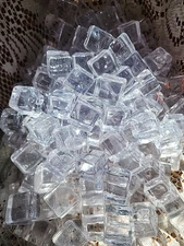 Lot Of 426 Faux Ice Blocks Cubes For Crafting  Displays Catering Christmas Props