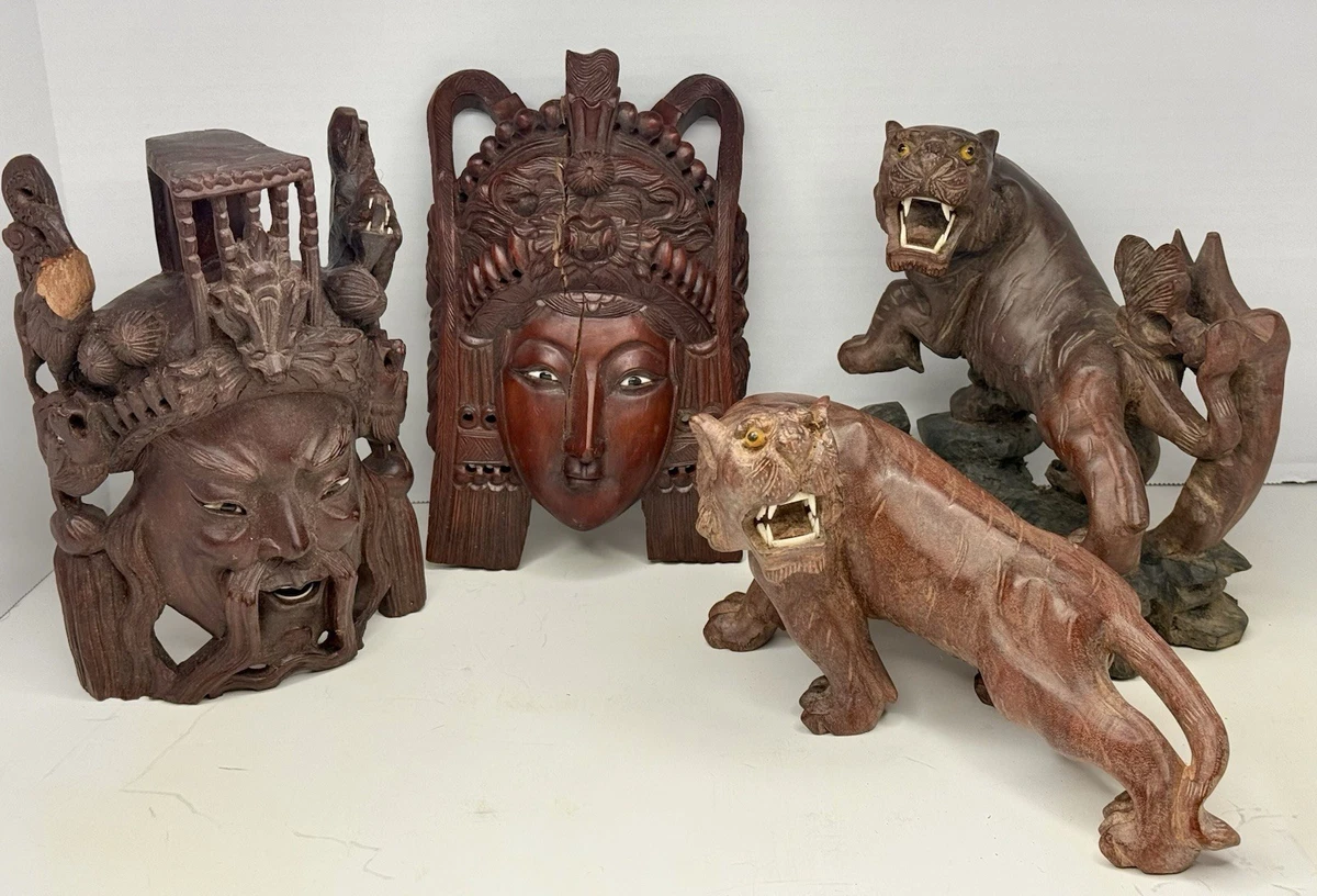 中国木制雕像、雕像1900-1940 | eBay