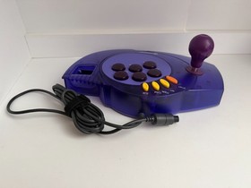 Topmax Sega Dreamcast Translucent Purple Arcade Fight Stick Tested