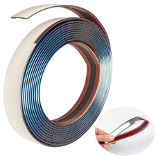 Chrom Zierleiste Selbstklebend 20mm 5m Universal Auto Karosserie Fenster Tuer