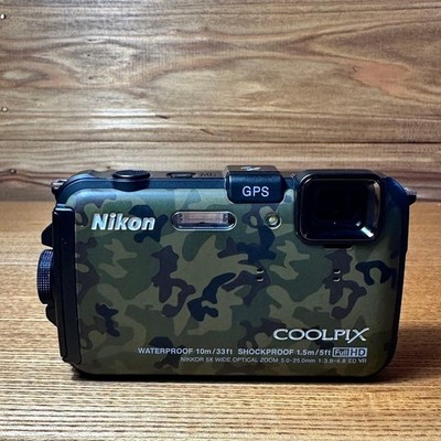 Nikon COOLPIX AW100 Waterproof Camera Camouflage Pattern