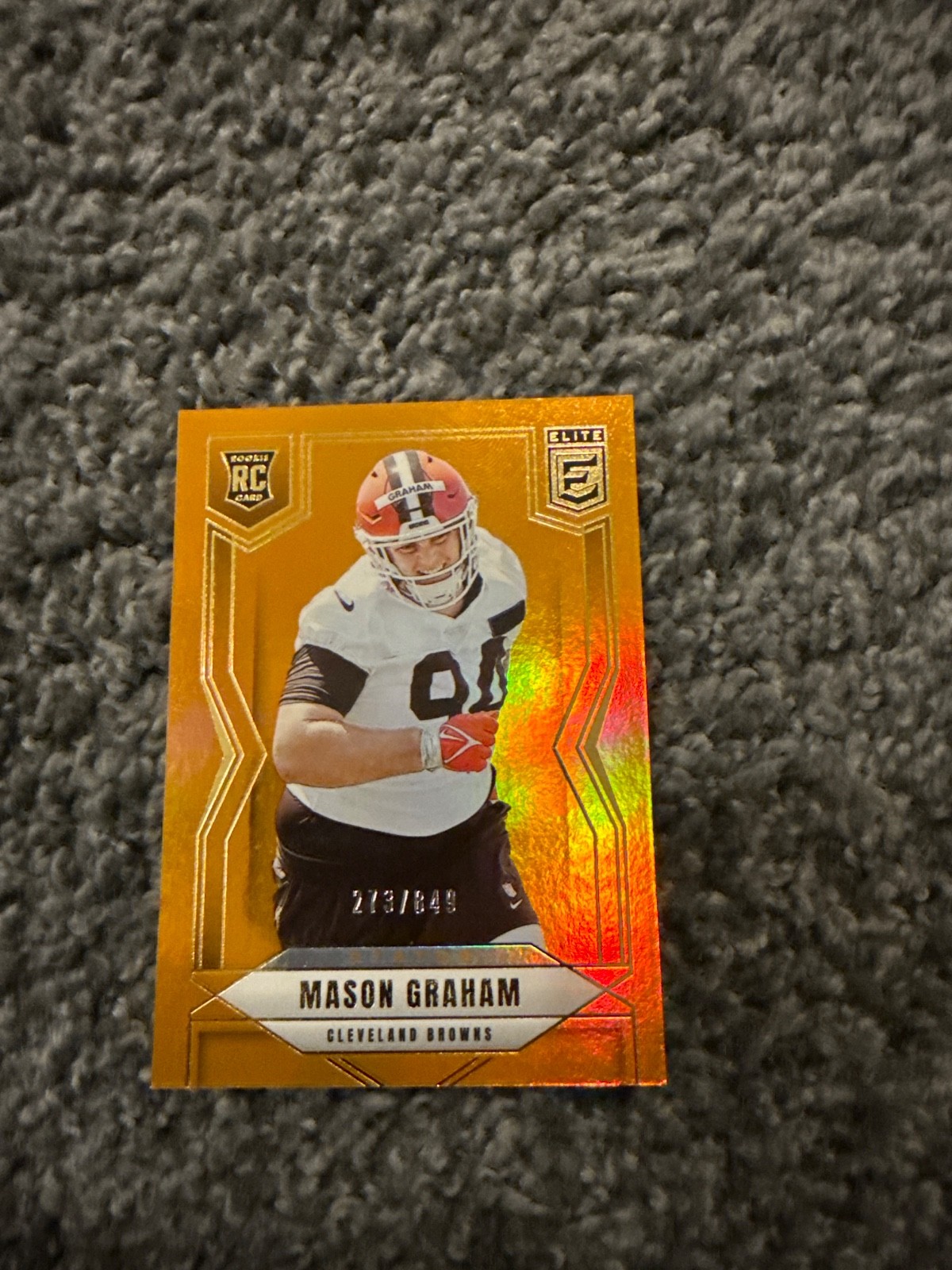 2025 Panini Donruss Elite Rookies Mason Graham #125 Status Metallic Orange /849