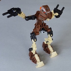 2001 LEGO Bionicle Pohatu Toa 8531 Complete Figure w/Canister - No Boulder/Rock