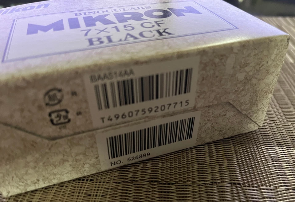 Nikon Compact Binoculars Micron 7x15 CF M7x15CF Porro Prism New Japan F/S - Image 4 of 4