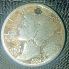 1924 Mercury Dime Pendant