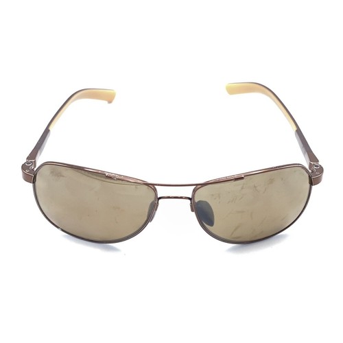 Maui Jim Guardrails Brown Aviator Sunglasses Frames 58-17 130 Japan Men Women - Picture 3 of 12