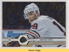 2019-20 Upper Deck Silver Foil Jonathan Toews (Horizontal White jersey) READ 5x5