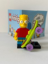 Lego minifigures Simpsons series 1 71005 Bart Simpson with Skate Board - NEW