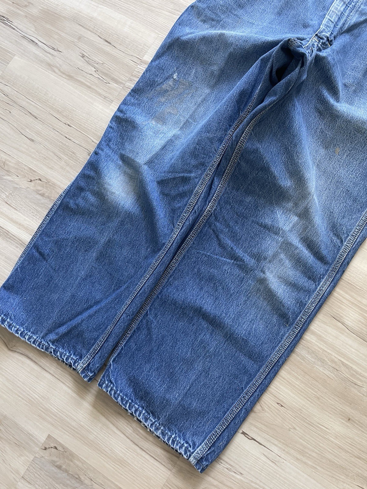 Vintage Lee 60s-70s 191Z Jelt Denim Carpenters SA… - image 5