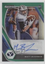 2021 Panini Prizm Draft Picks Green Matt Bushman #DPA-MAT Auto 0xy0