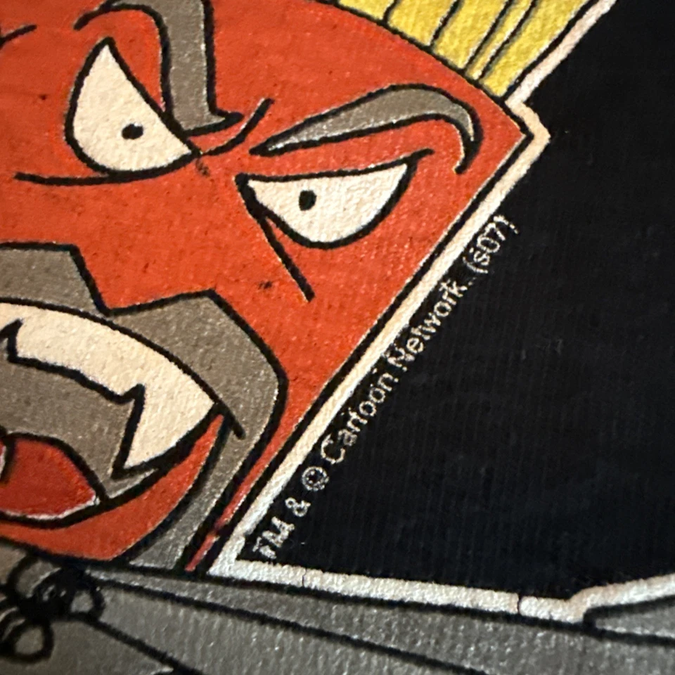 Camiseta Cartoon Network Aqua Teen Hunger Force Vintage Y2K TV Promo Para Hombre XL Foto 3 de 4