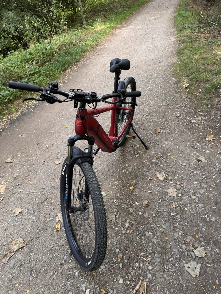 E MTB E-Bike 49 cm 29 Zoll 630 Wh FISCHER Montis 7.0i E-Mountainbike 1,8-2m rot - Bild 2 von 4