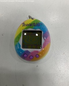 2017 Bandai Tamagotchi Spring Stripes Virtual Pet TESTED