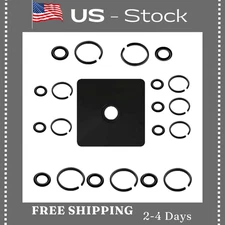 (5+5Sets) 3/8 and1/2 Impact Retaining Ring Clip with milwaukee o ring, Black