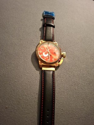 Herrenarmbanduhr Calvaneo 1583 Lion Dome Edelstahl mit E Echtlederarmband