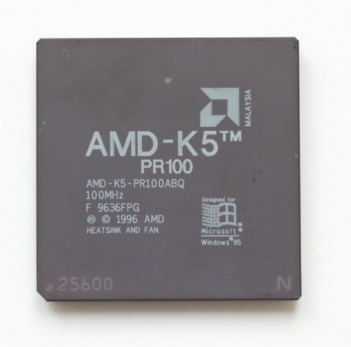 Sockel 7 CPU - AMD K5 PR100 - AMD-K5-PR100ABQ - 100MHz - GETESTET - Bild 1 von 2