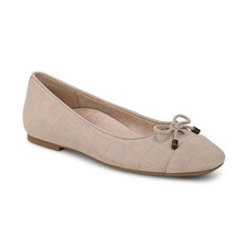 FLASH SALE Vionic Women's Klara Ballet Flat Lucid Beige Suede Medium Size AUTH
