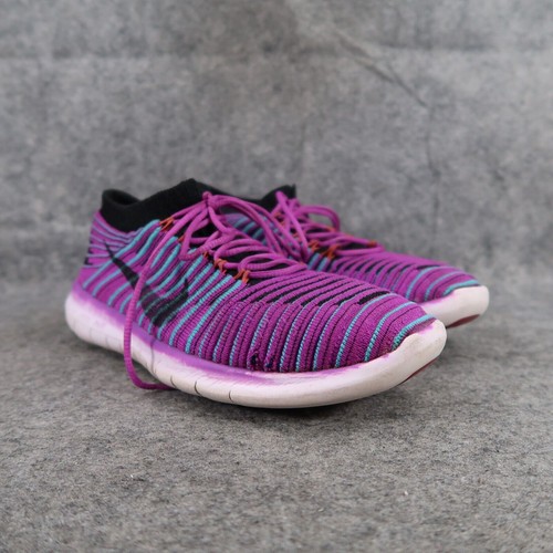 Nike Schuhe Damen 7 Sportschuhe Free RN Flyknit Laufen Aktiv Sport lila