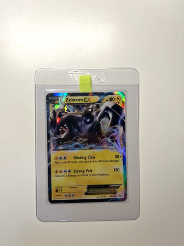 Zekrom EX 52/113 Pokémon Legendary Treasures Ultra Rare Full Art Holo - LP+/NM - Picture 2 of 7