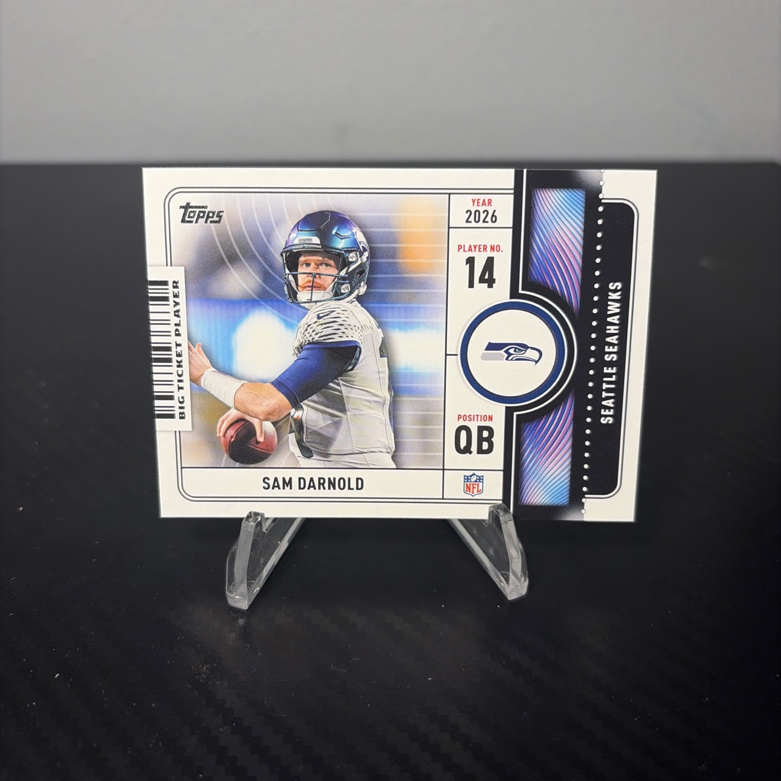 2026 Topps Flagship Sam Darnold Big Ticket Player #BTP-19