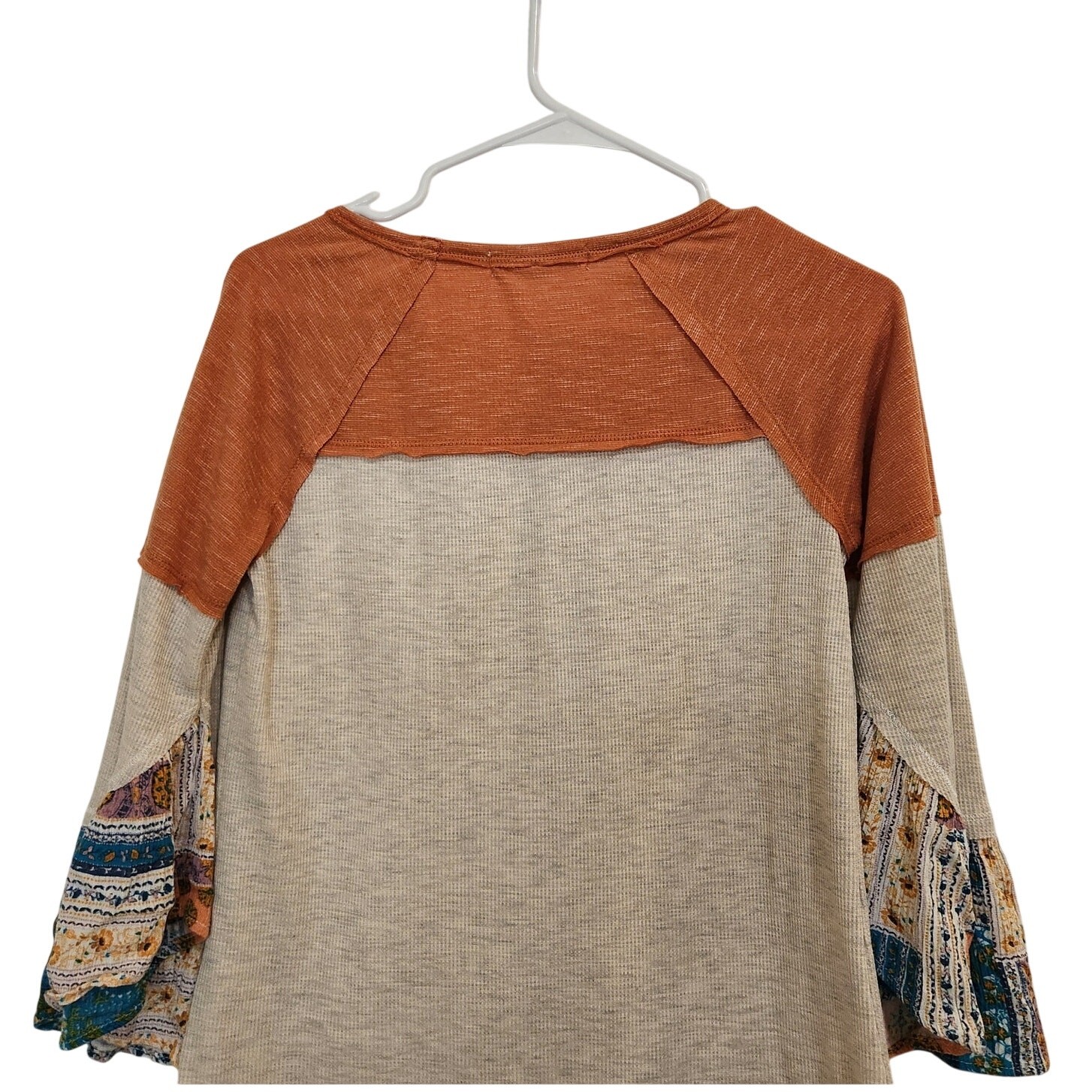 Jolt Multicolor Colorblock Patchwork Flared Sleev… - image 6