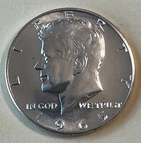 1965 Special Mint Set Kennedy Half Dollar Gem BU 40% Silver