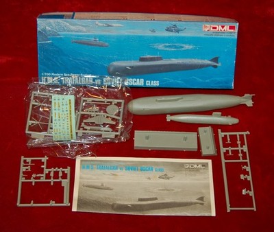 VINTAGE DML USS Dallas vs Typhoon Class AS IS FOR SPARE PARTS!