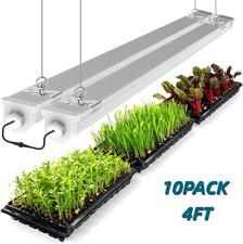 10-PACK 4FT LED Grow Lights Indoor Plant Lights 4 Foot Growing Lamps Hydroponics