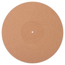 Home Use Cork Turntable Slipmat Anti Static Vinyl Record Protective Pad Brown