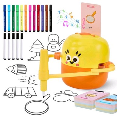 Smart Drawing Robot With 150 Cards & 7  Fun Categories, Interactive & Educationa