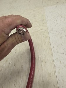2/0 AWG Copper Wire 12-17 Ft. lengths. red or black. I can cut to length $4/ft.