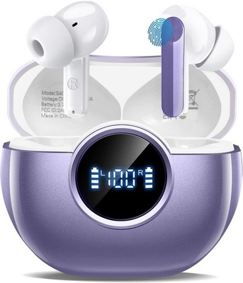 2025 Bluetooth 5.4 Wireless Earbuds, 3D Bass, ENC Mic, 48H Playtime, IPX7